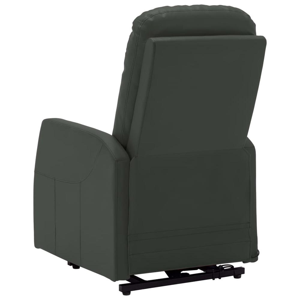 vidaXL Stand-up Recliner Anthracite Faux Leather, 321369. Picture 5