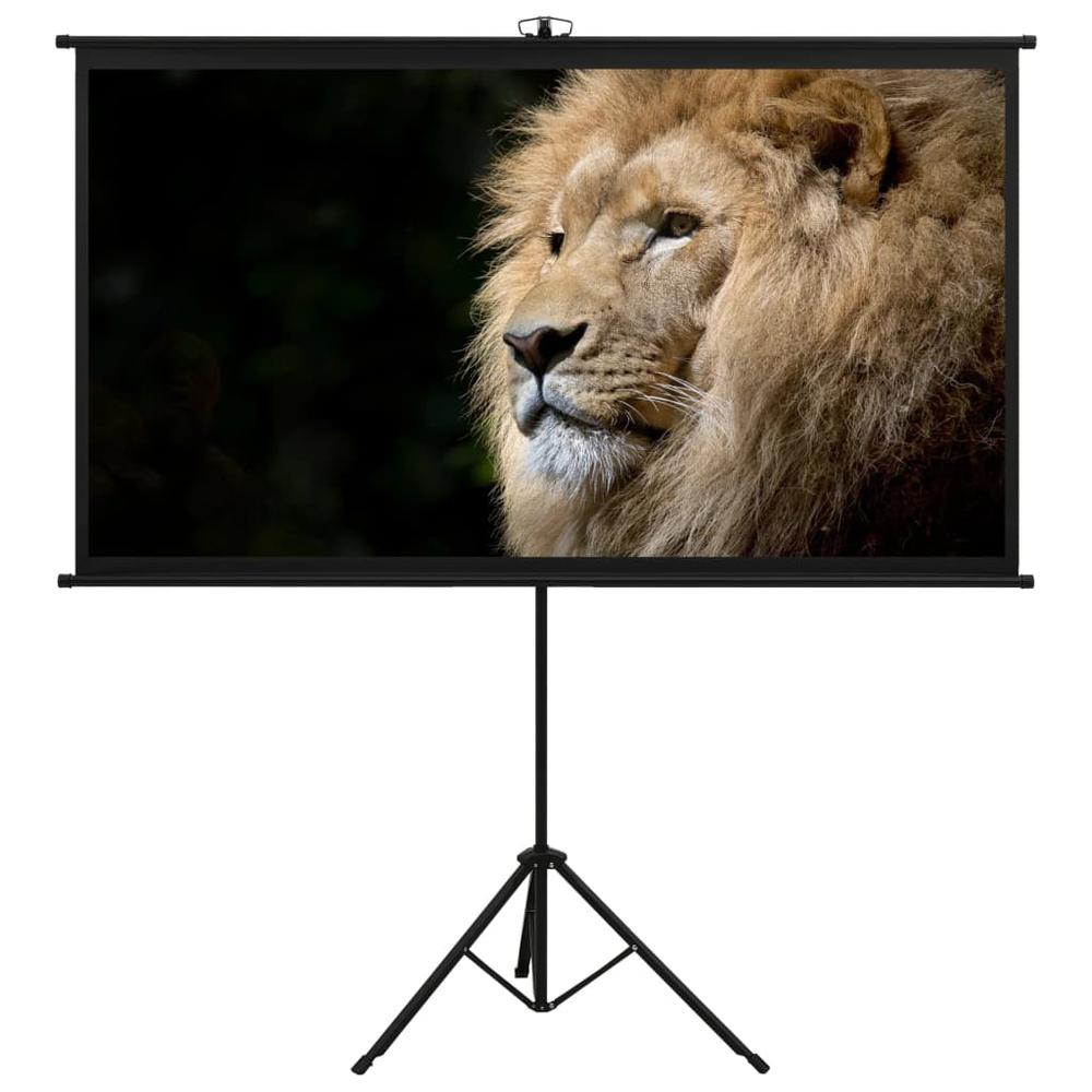 vidaXL Projection Screen with Tripod 90" 16:9 1412. Picture 1