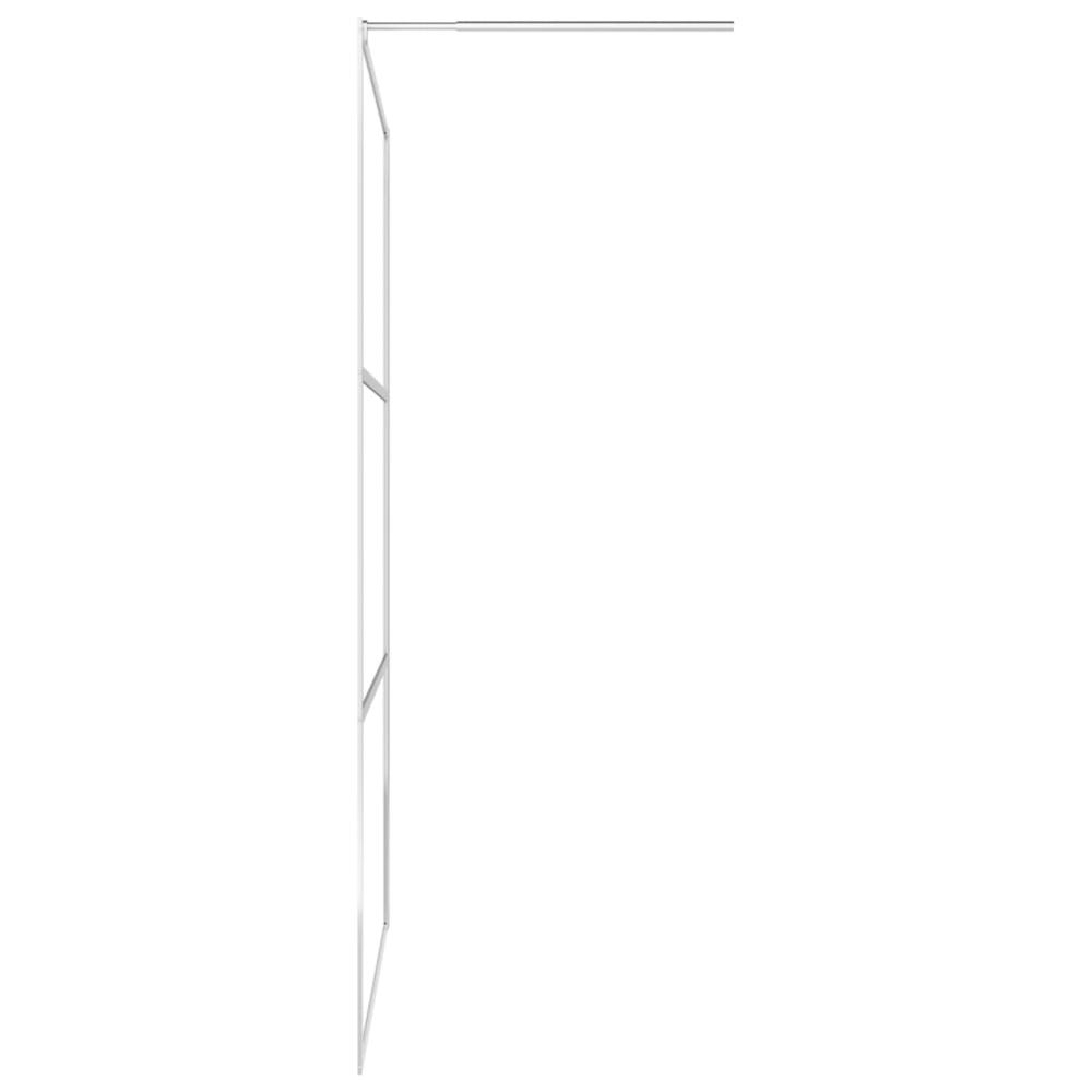 Walk-in Shower Wall with Clear ESG Glass 35.4"x76.8". Picture 4