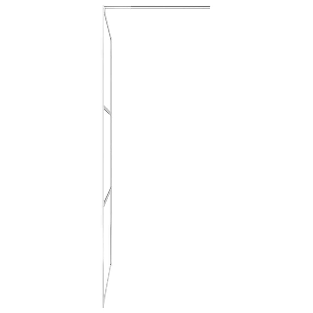 Walk-in Shower Wall with Clear ESG Glass 39.4"x76.8". Picture 4