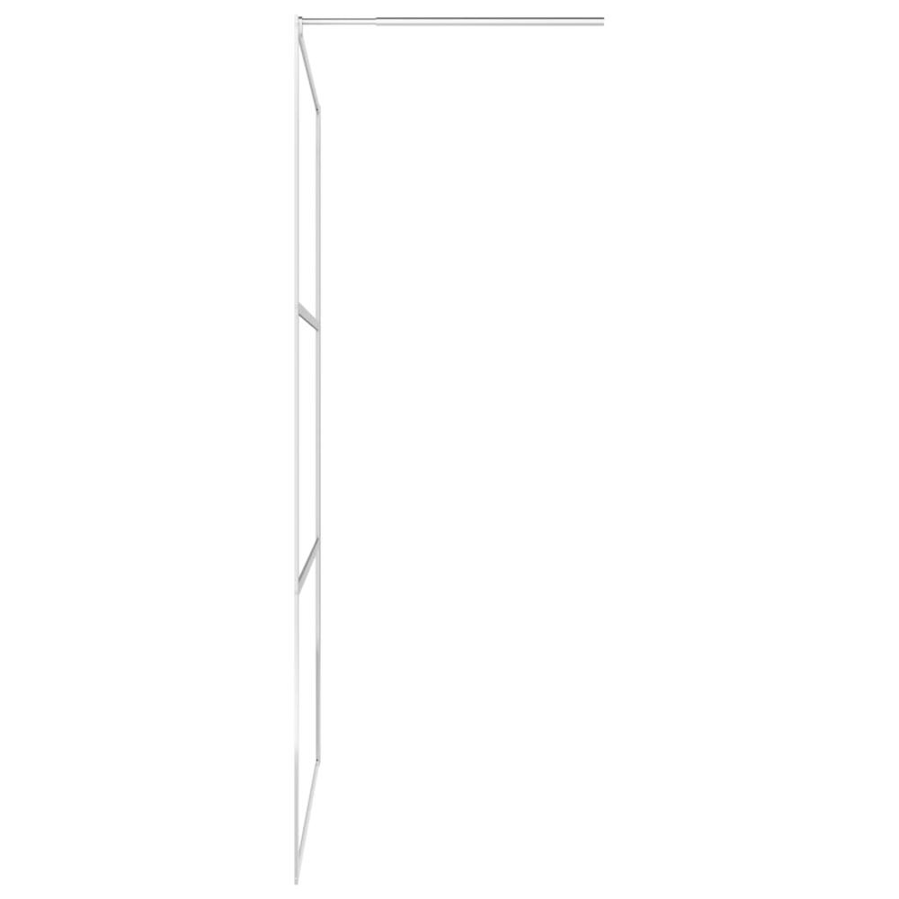 Walk-in Shower Wall with Whole Frosted ESG Glass 35.4"x76.8". Picture 4