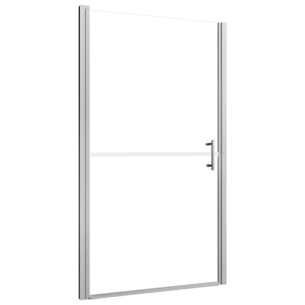Shower Door Frost Tempered Glass 39.4"x70.1". Picture 1