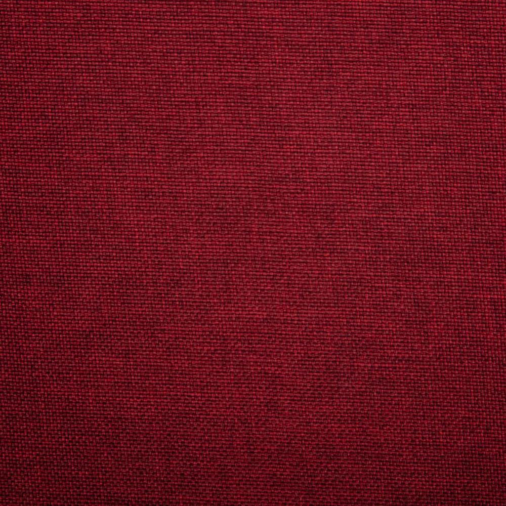 vidaXL Swivel Dining Chair Wine Red Fabric. Picture 7