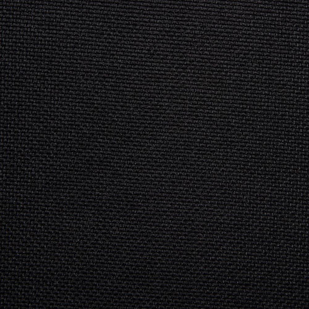 vidaXL Swivel Dining Chairs 2 pcs Black Fabric. Picture 8