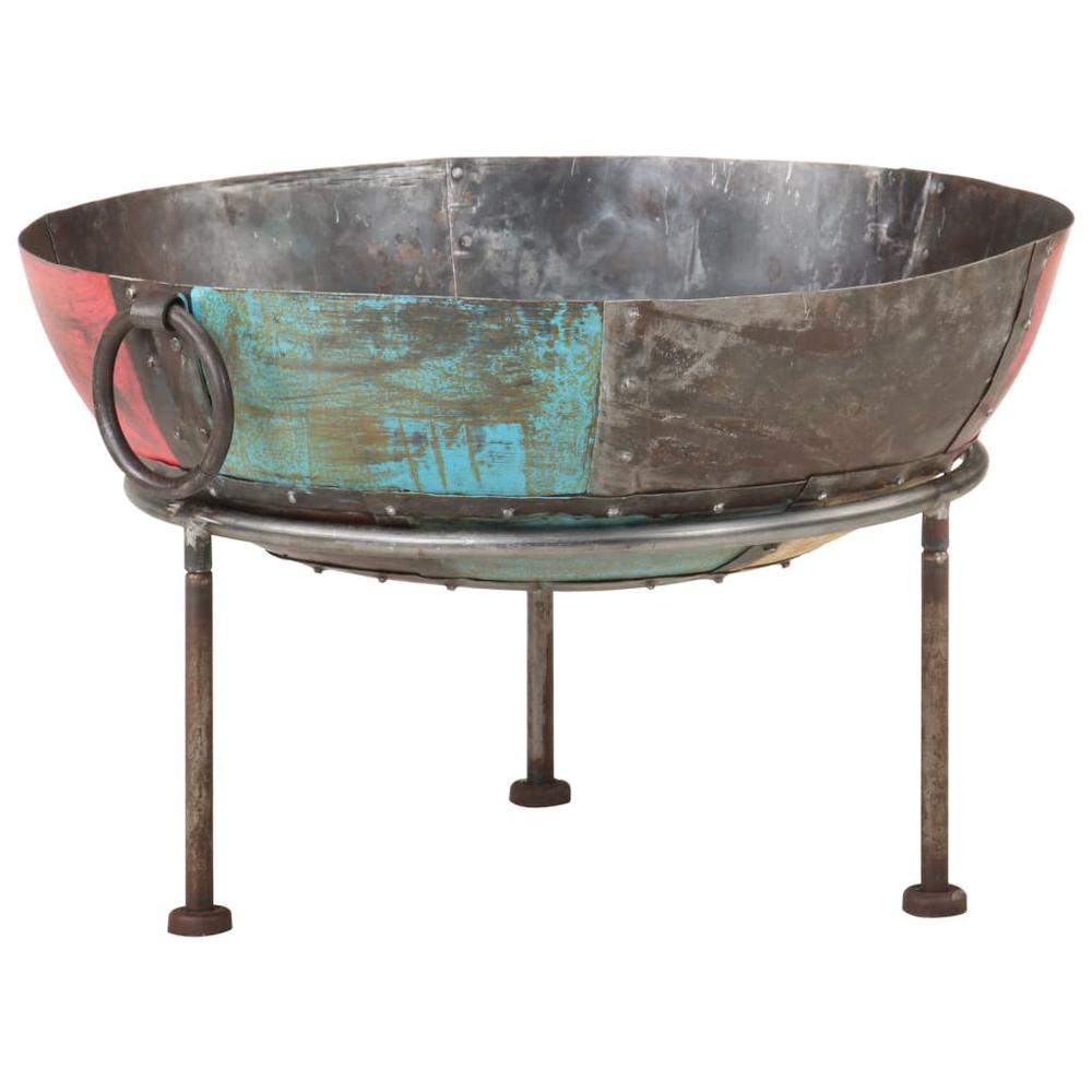 Colorful Rustic Fire Pit Ã˜ 23.6" Iron. Picture 10