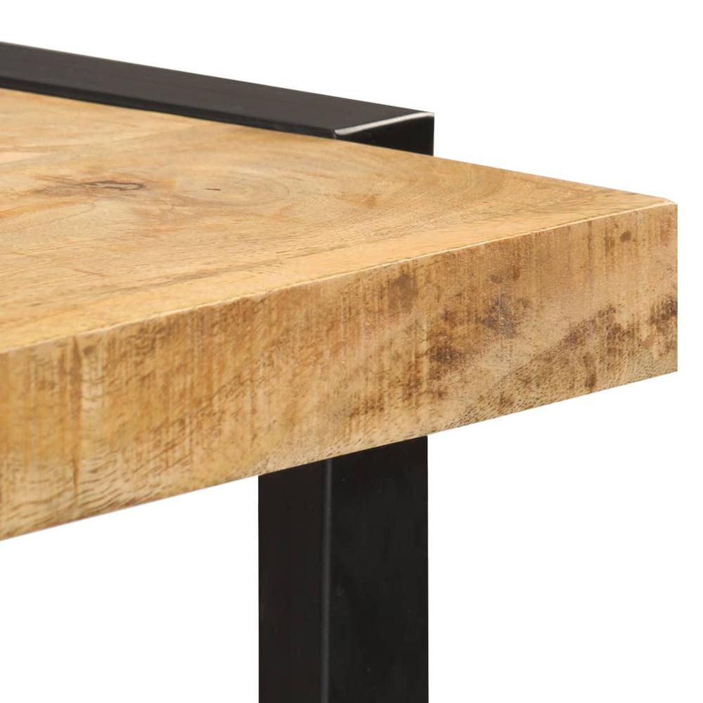 vidaXL Bar Table 47.2"x15.7"x39.8" Rough Mango Wood, 321793. Picture 5