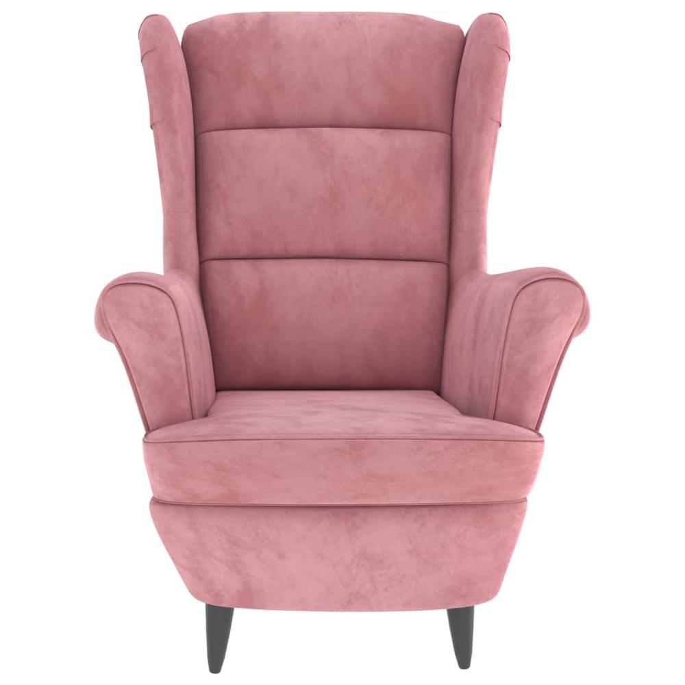 Armchair Pink Velvet. Picture 2