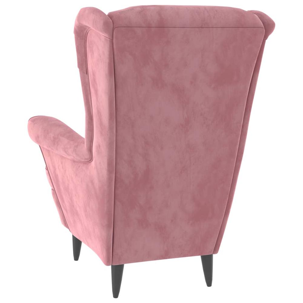 Armchair Pink Velvet. Picture 4