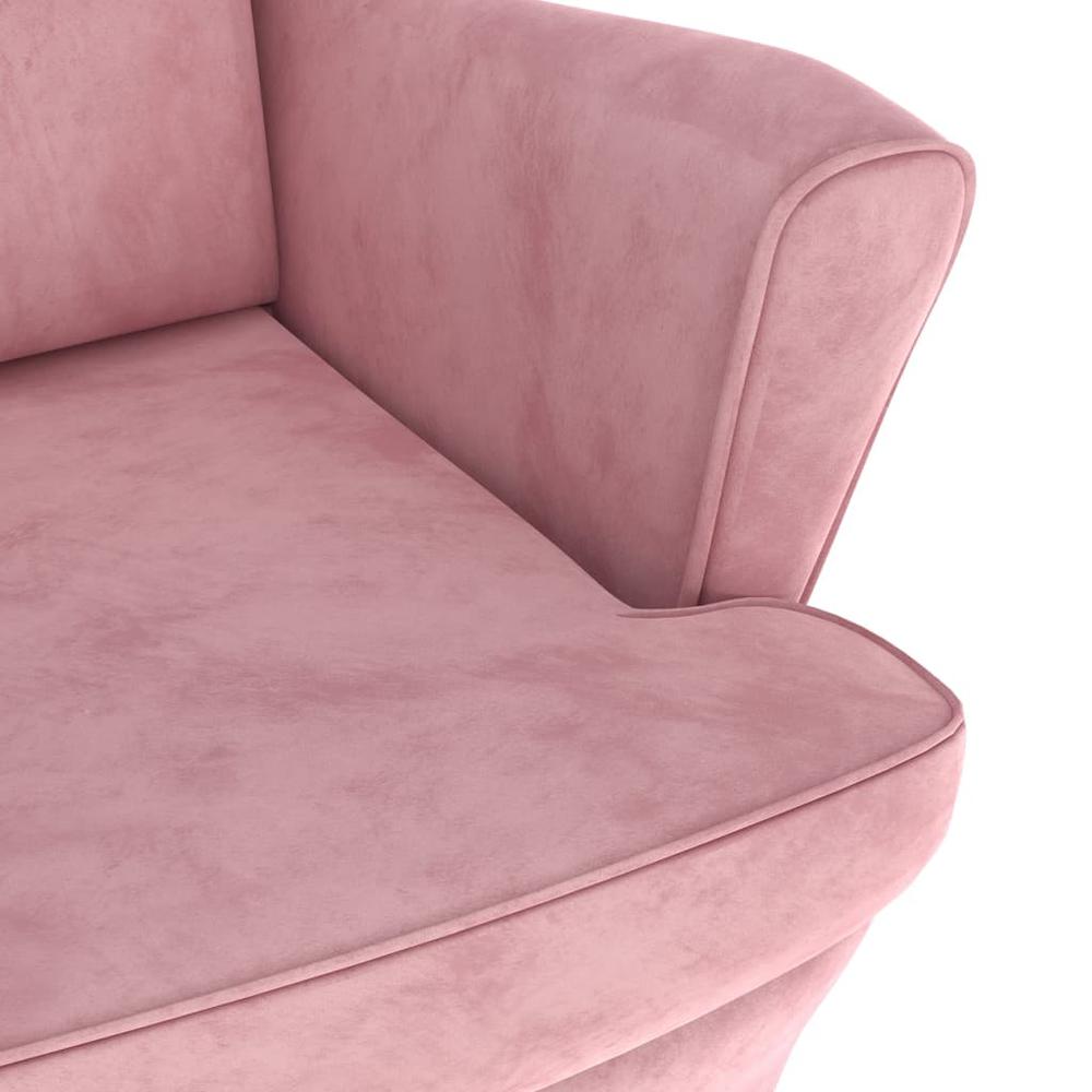 Armchair Pink Velvet. Picture 5