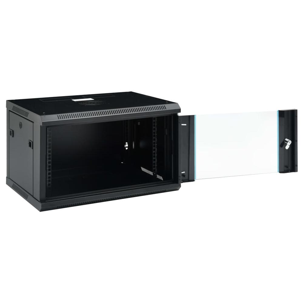 6U Wall Mounted Network Cabinet 19" IP20 23.6"x17.7"x14.8". Picture 1