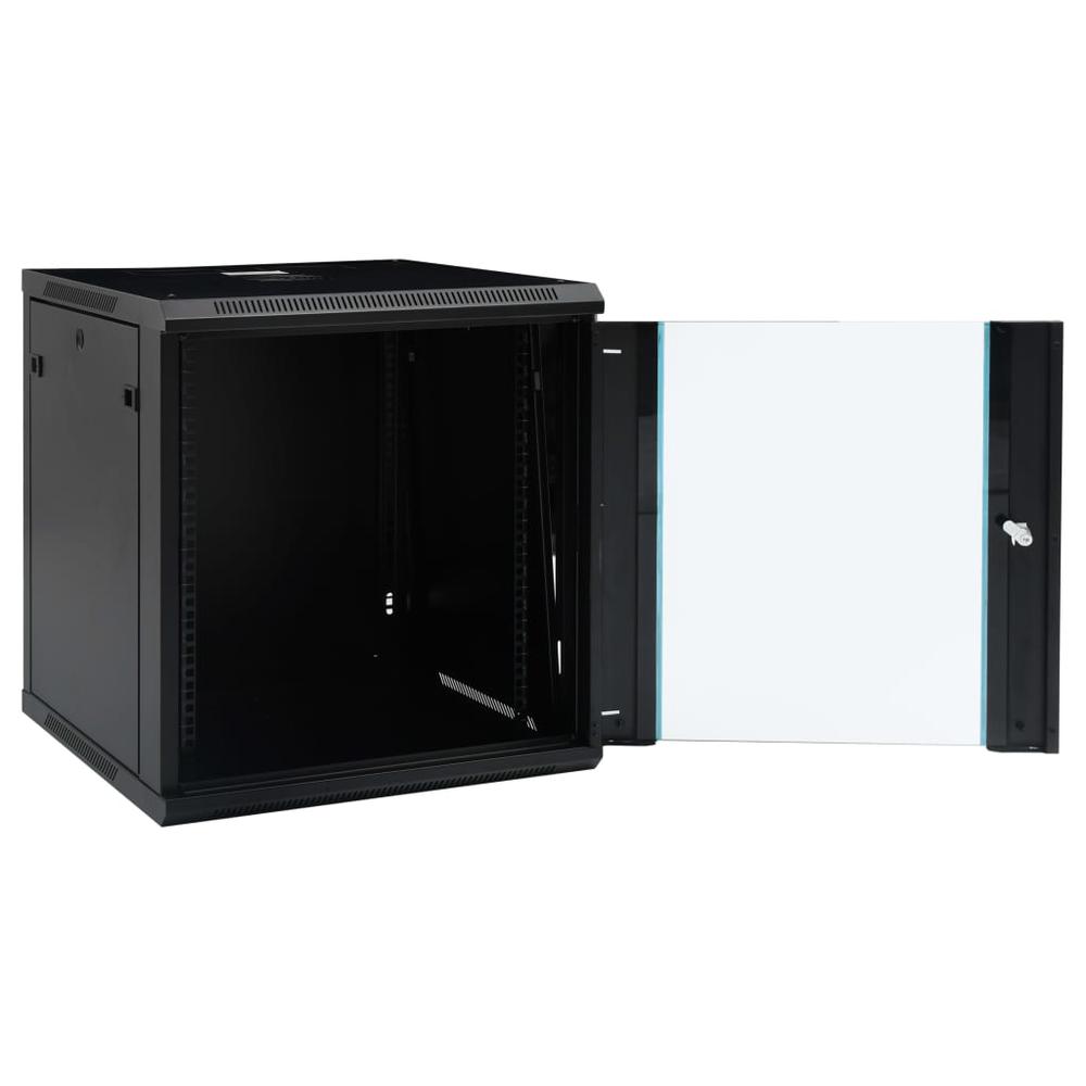 12U Wall Mounted Network Cabinet 19" IP20 23.6"x23.6"x25.2". Picture 1