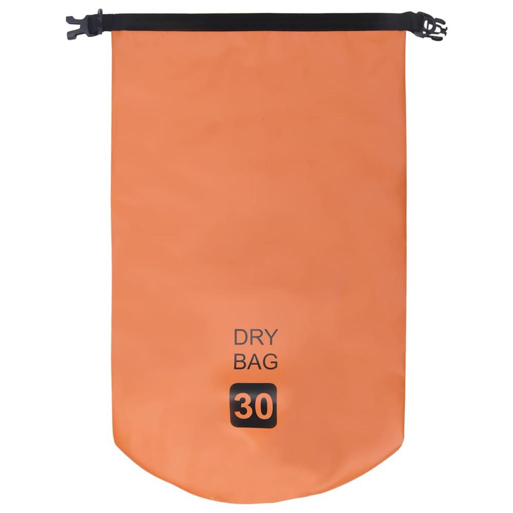 vidaXL Dry Bag Orange 7.9 gal PVC 2791. Picture 7