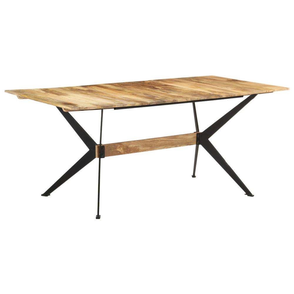 Dining Table 70.9"x35.4"x29.9" Solid Mango Wood. Picture 6