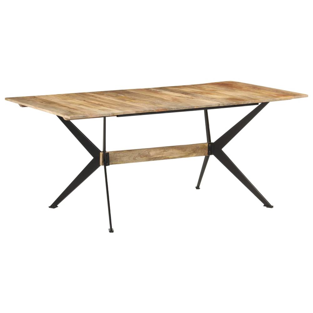 Dining Table 70.9"x35.4"x29.9" Solid Mango Wood. Picture 7