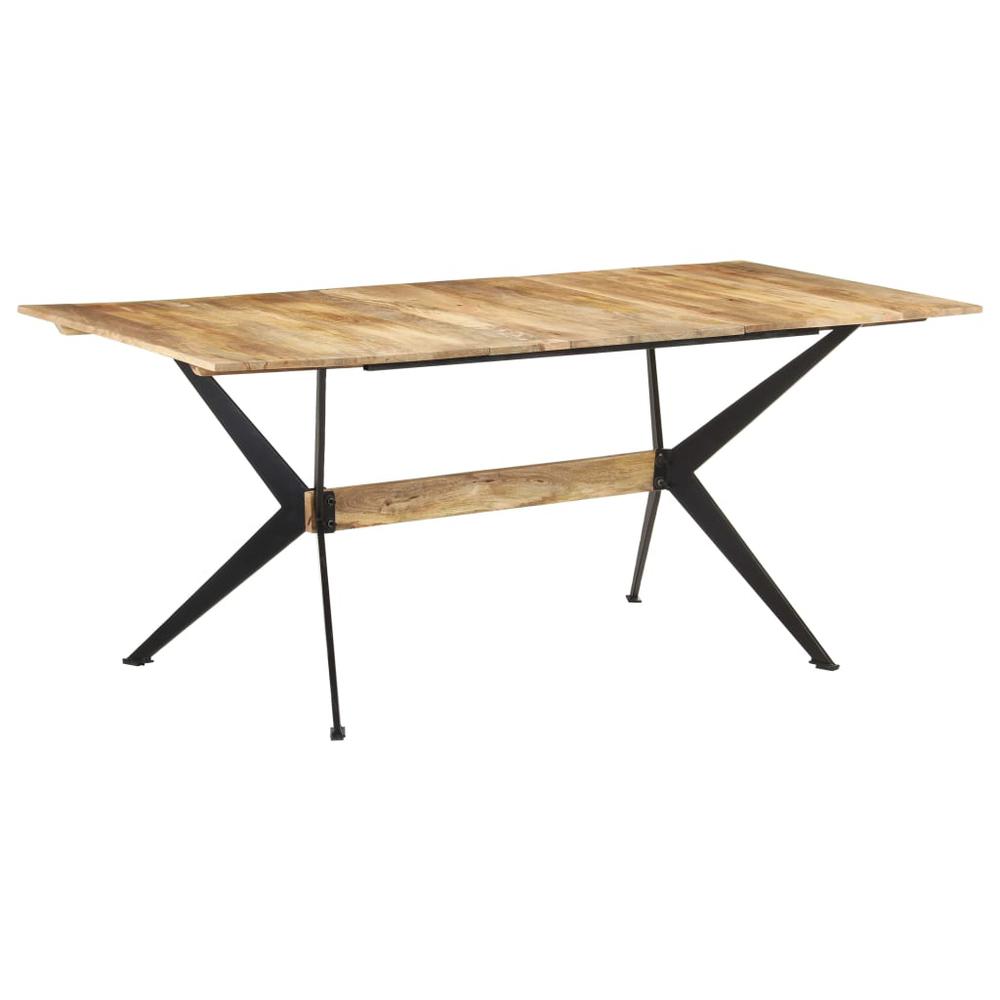 Dining Table 70.9"x35.4"x29.9" Solid Mango Wood. Picture 8