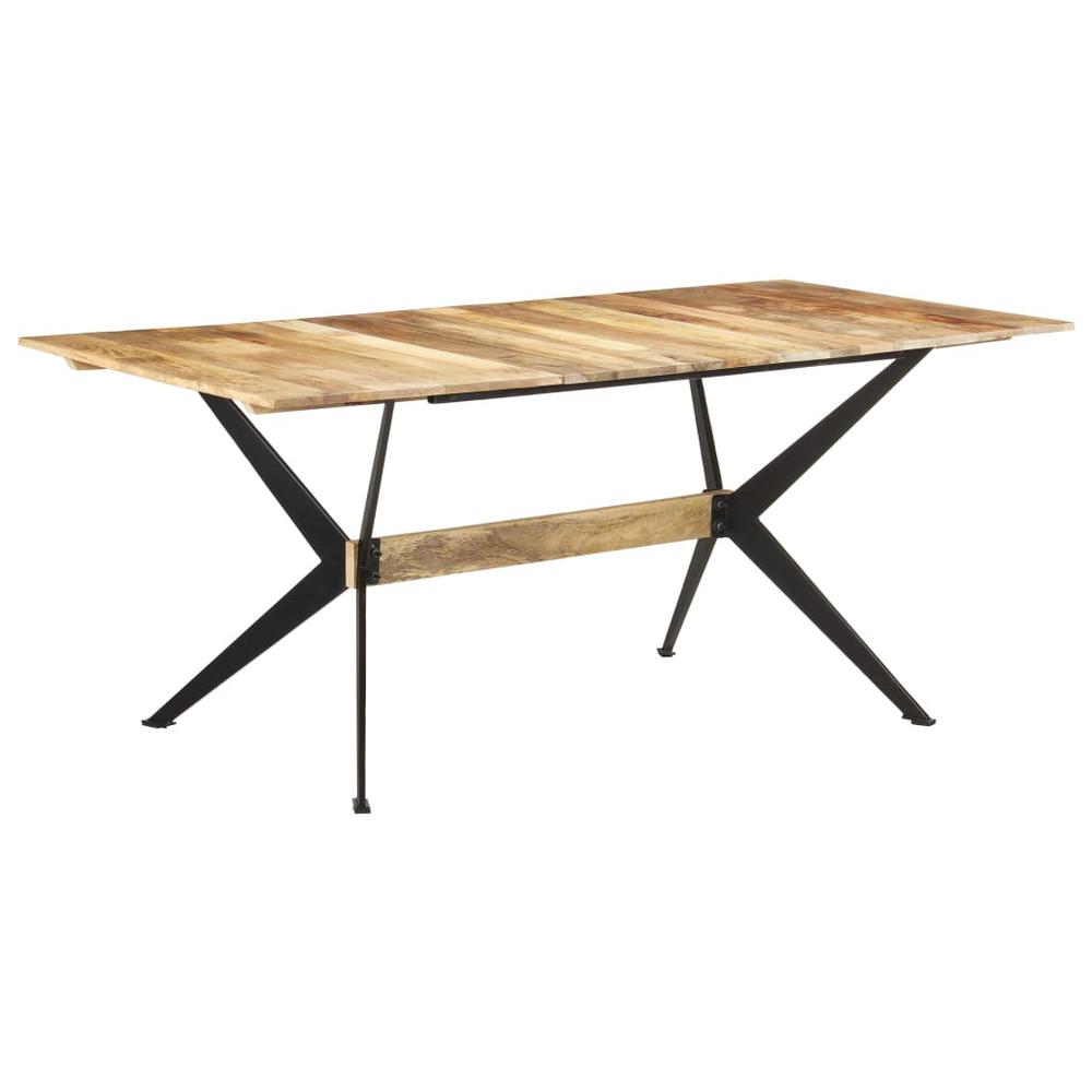 Dining Table 70.9"x35.4"x29.9" Solid Mango Wood. Picture 9