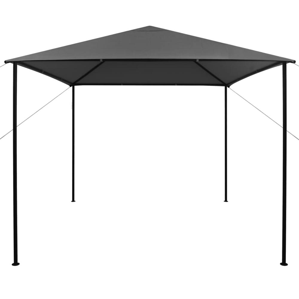 vidaXL Gazebo 118.1"x118.1" Anthracite Fabric and Steel 180 g/m? 2240. Picture 2