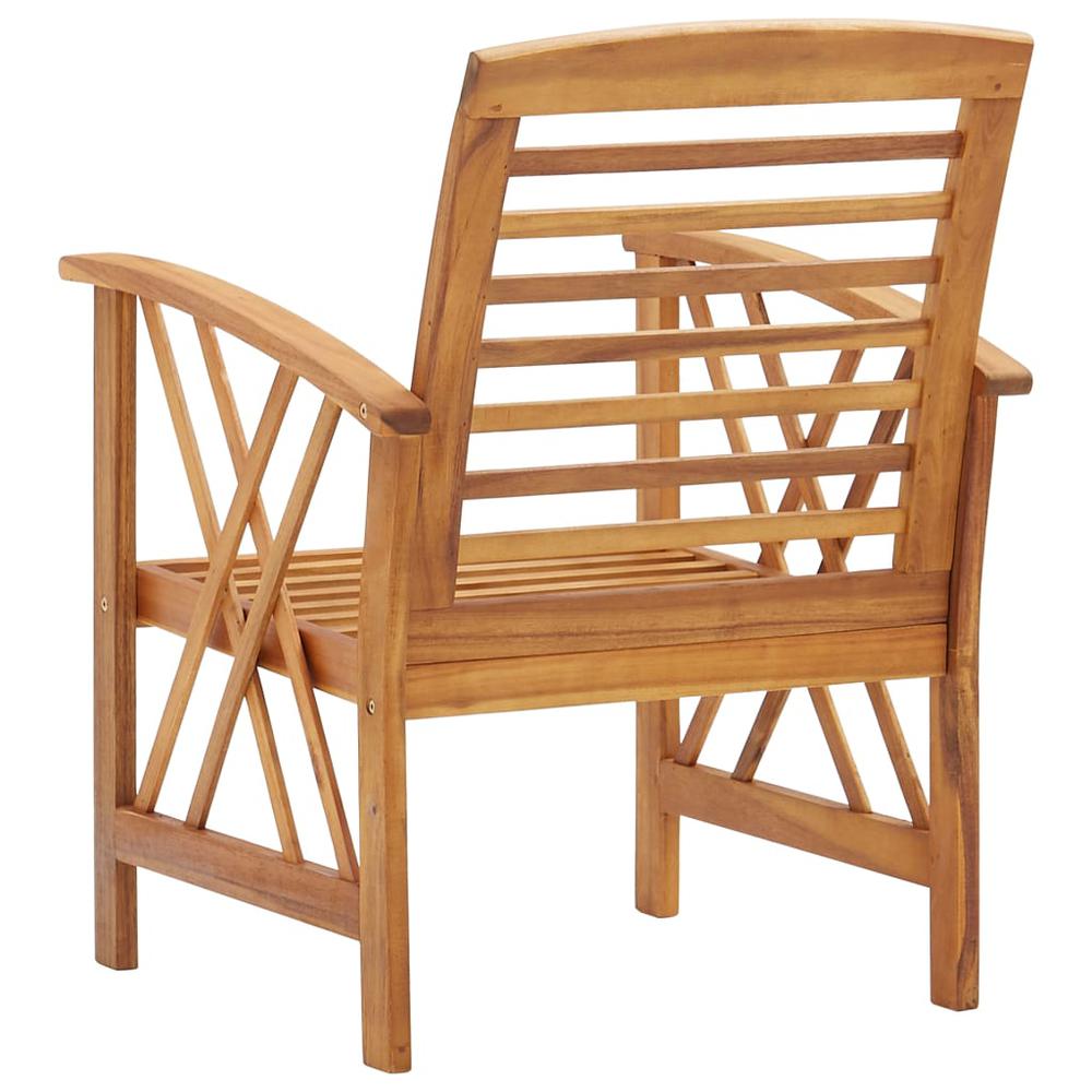 vidaXL Garden Chairs 2 pcs Solid Acacia Wood, 310266. Picture 5