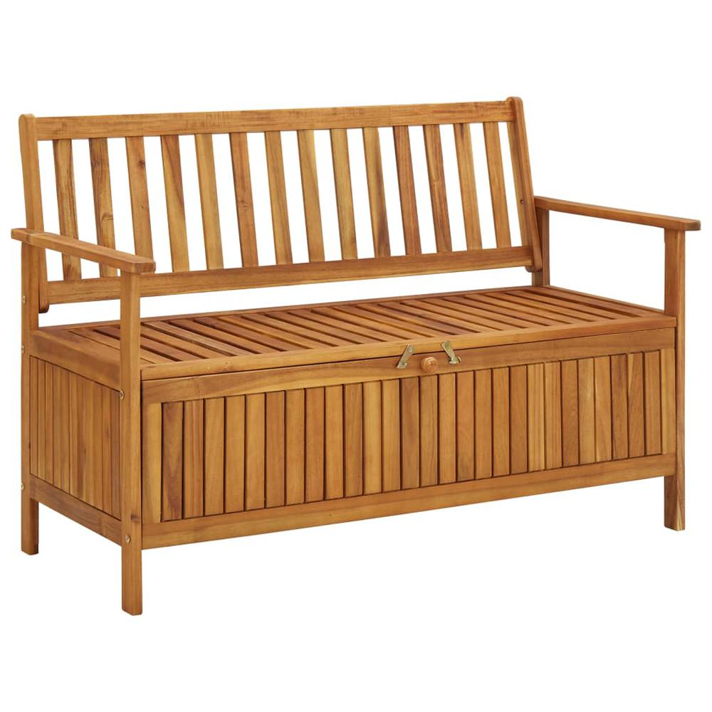 vidaXL Garden Storage Bench 47.2" Solid Acacia Wood, 310279. The main picture.