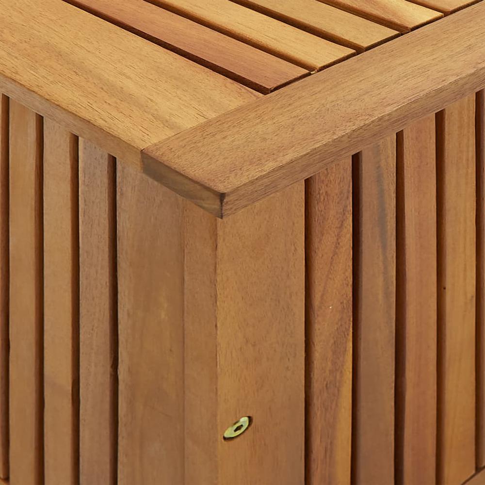 vidaXL Patio Storage Box 35.4"x19.7"x22.8" Solid Wood Acacia. Picture 2
