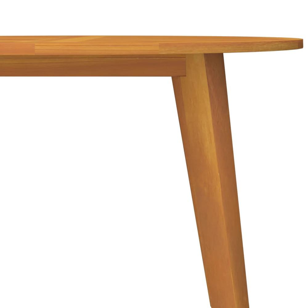 Patio Table Ã˜43.3"x29.5" Solid Wood Acacia. Picture 6