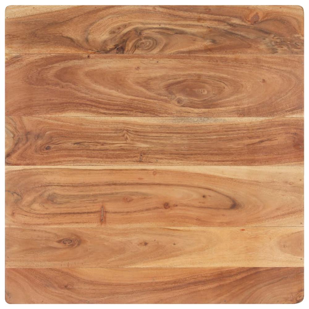 vidaXL Coffee Table V-shape 26"x26"x11.8" Solid Acacia Wood 0388. Picture 5