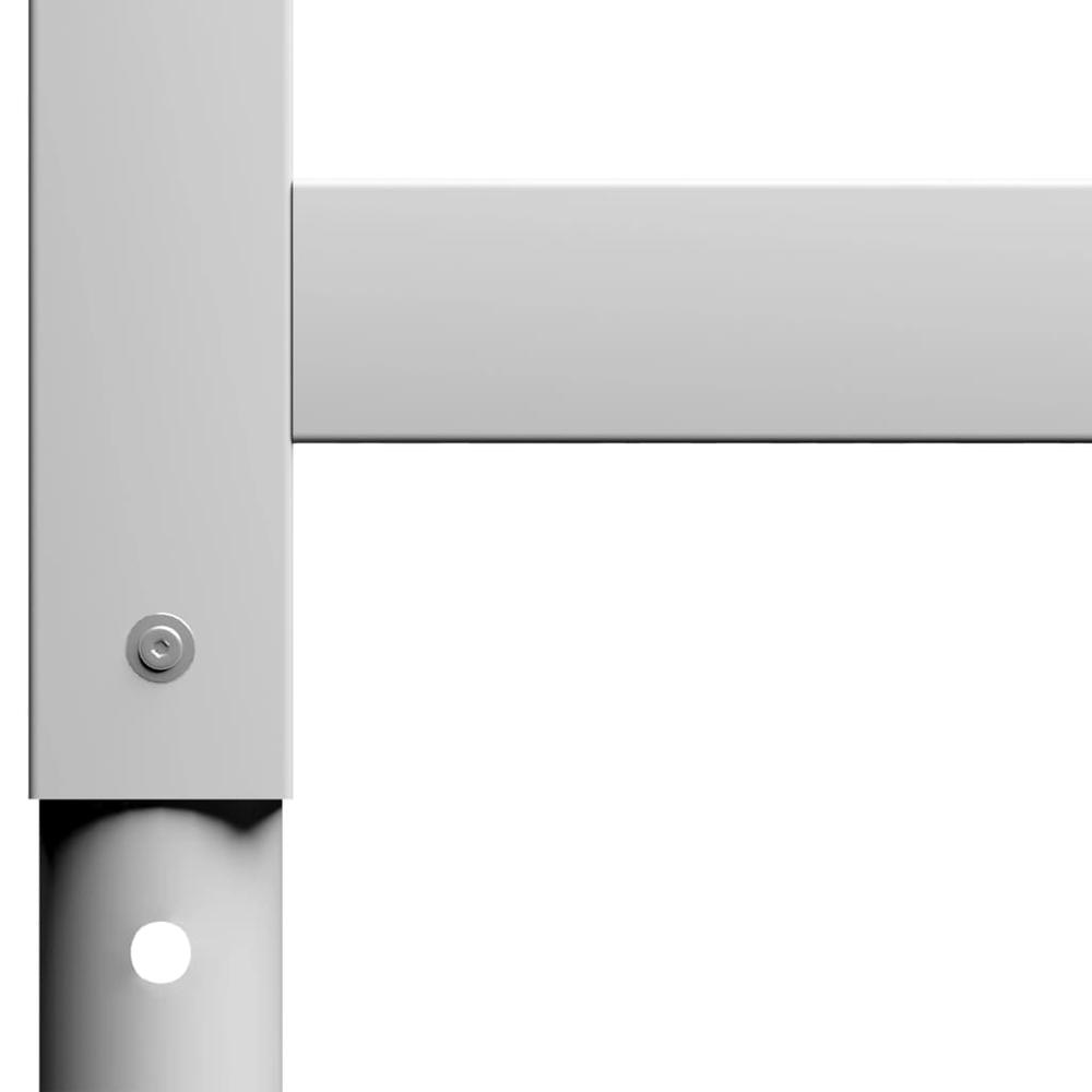 vidaXL Adjustable Work Bench Frames 2 pcs Metal 33.5"x(27.2"-37.6") Gray, 147934. Picture 7
