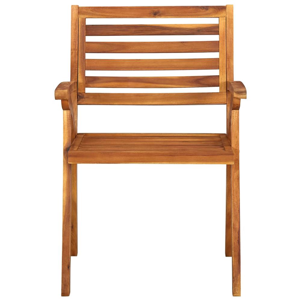 vidaXL Garden Chairs 3 pcs Solid Acacia Wood 0630. Picture 2