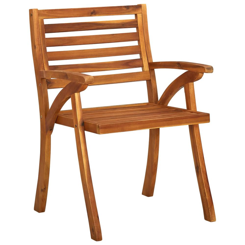 vidaXL Garden Chairs 3 pcs Solid Acacia Wood 0630. Picture 3