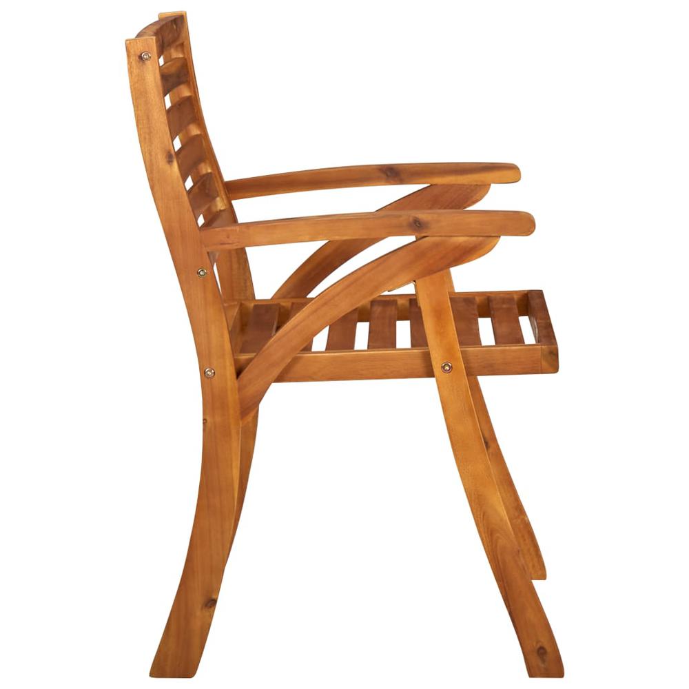 vidaXL Garden Chairs 3 pcs Solid Acacia Wood 0630. Picture 4