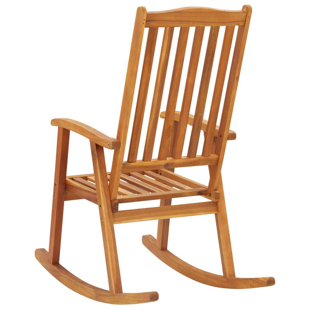vidaXL Rocking Chair Solid Acacia Wood 1844. Picture 4