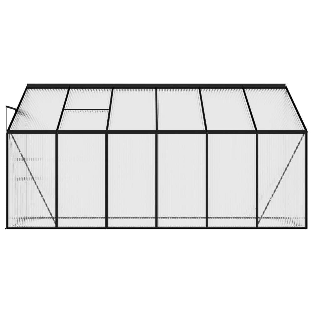 Greenhouse Anthracite Aluminum 262.7 ftÂ³. Picture 5