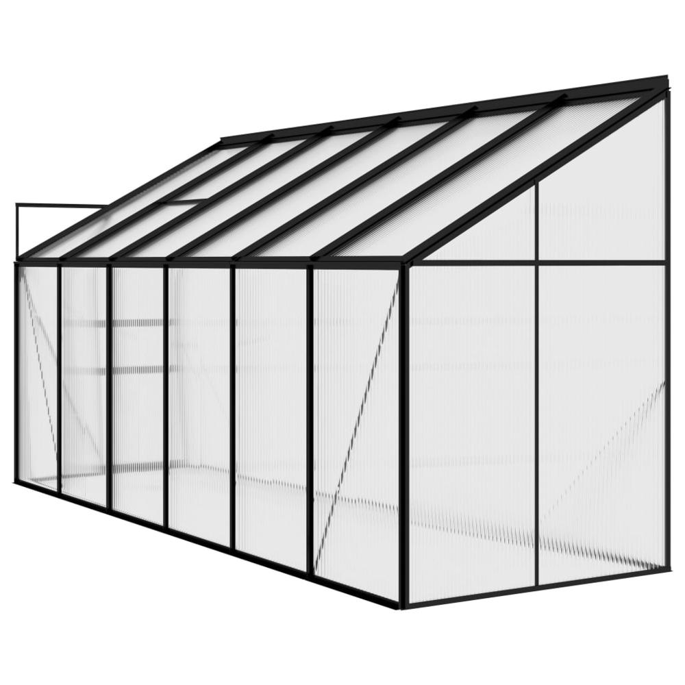 Greenhouse Anthracite Aluminum 262.7 ftÂ³. Picture 6