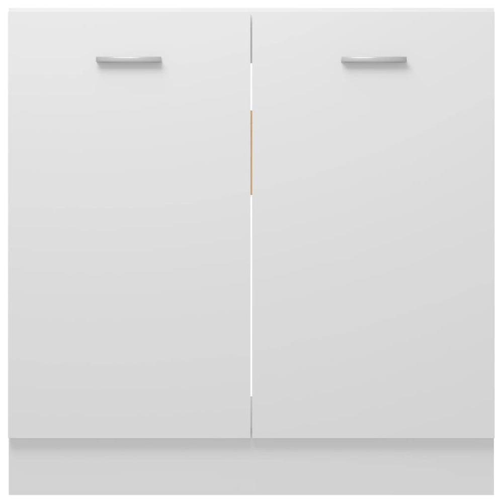 Sink Bottom Cabinet White 31.5"x18.1"x32.1" Engineered Wood. Picture 5