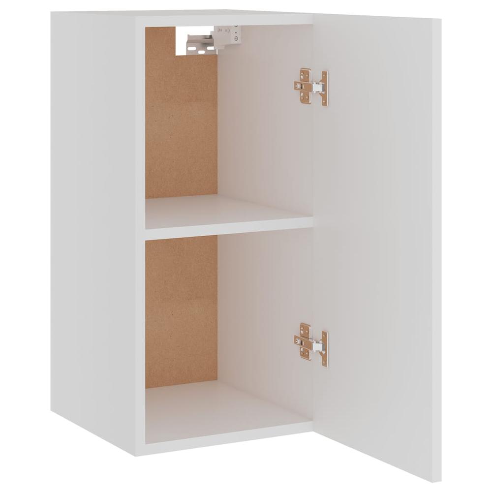 Hanging Cabinet White 11.6"x12.2"x23.6" Engineered Wood. Picture 5