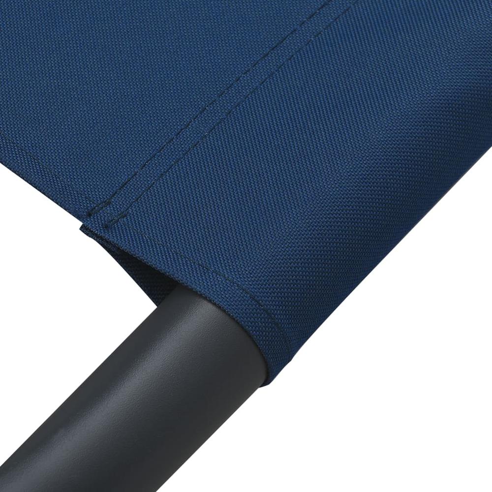 vidaXL Outdoor Lounge Bed Fabric Blue 3531. Picture 6