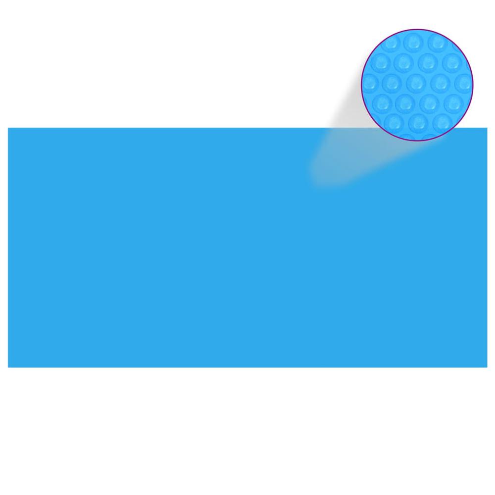 vidaXL Rectangular Pool Cover 472.4"x236.2" PE Blue, 92962. Picture 1