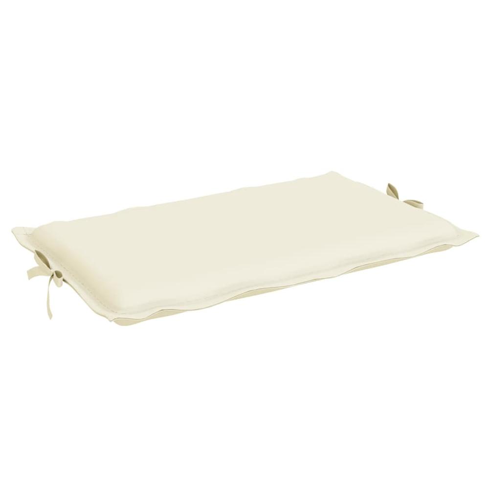 Sun Lounger Cushion Cream 73.2"x22.8"x1.2" Oxford Fabric. Picture 4
