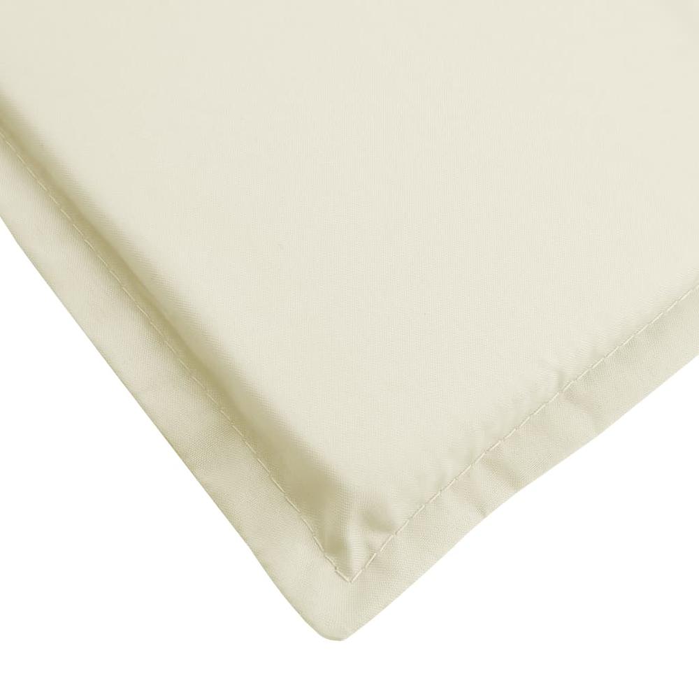 Sun Lounger Cushion Cream 73.2"x22.8"x1.2" Oxford Fabric. Picture 6