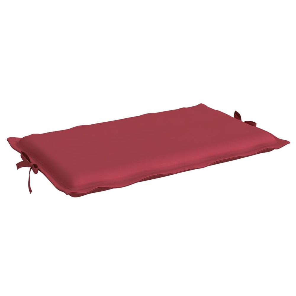 Sun Lounger Cushion Wine Red 73.2"x22.8"x1.2". Picture 6