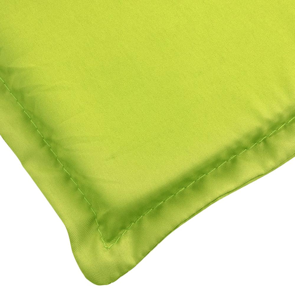 Sun Lounger Cushion Bright Green 78.7"x19.7"x1.2" Oxford Fabric. Picture 5