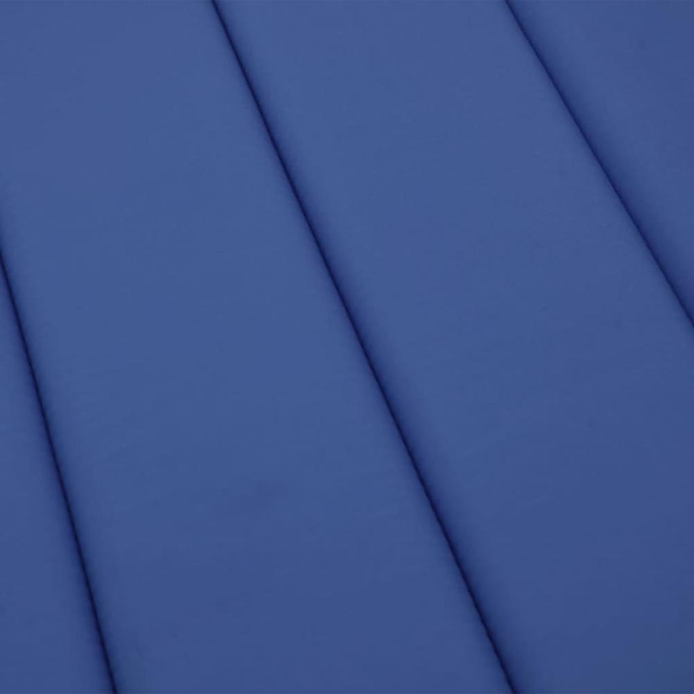Sun Lounger Cushion Royal Blue 78.7"x23.6"x1.2" Oxford Fabric. Picture 6