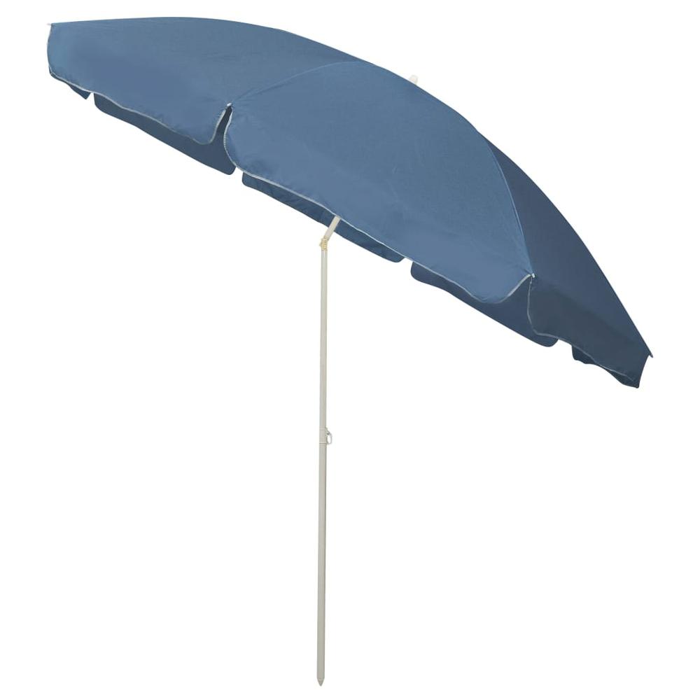 vidaXL Beach Umbrella Blue 118.1" 4708. Picture 4