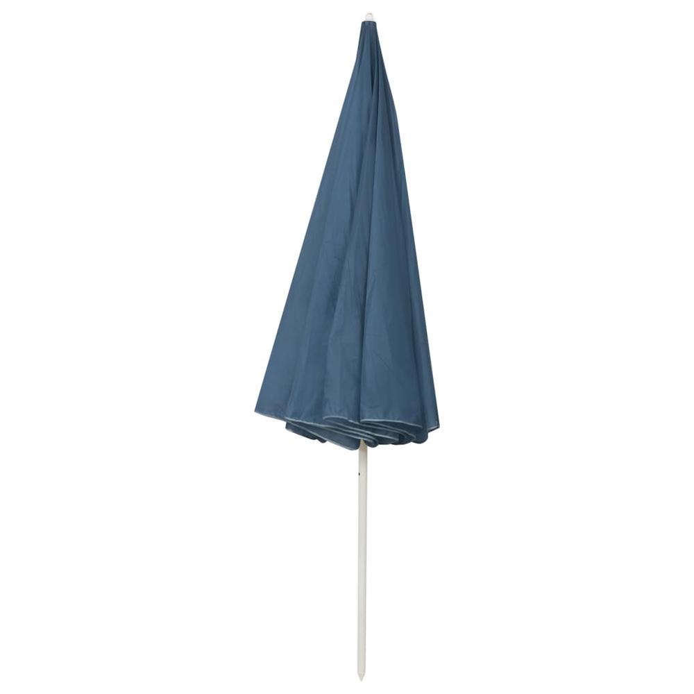 vidaXL Beach Umbrella Blue 118.1" 4708. Picture 5