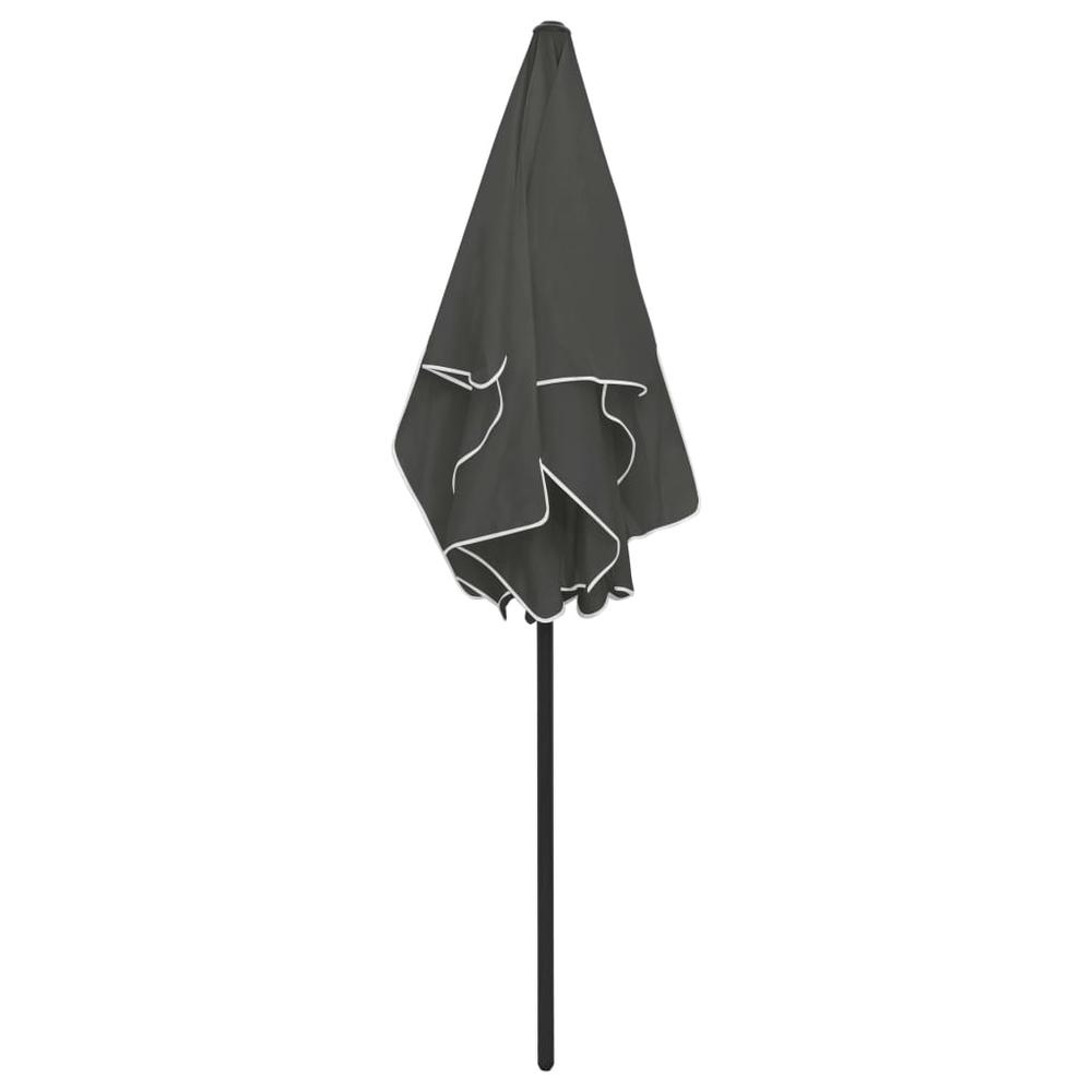 vidaXL Beach Umbrella Anthracite 70.9"x47.2" 4721. Picture 7
