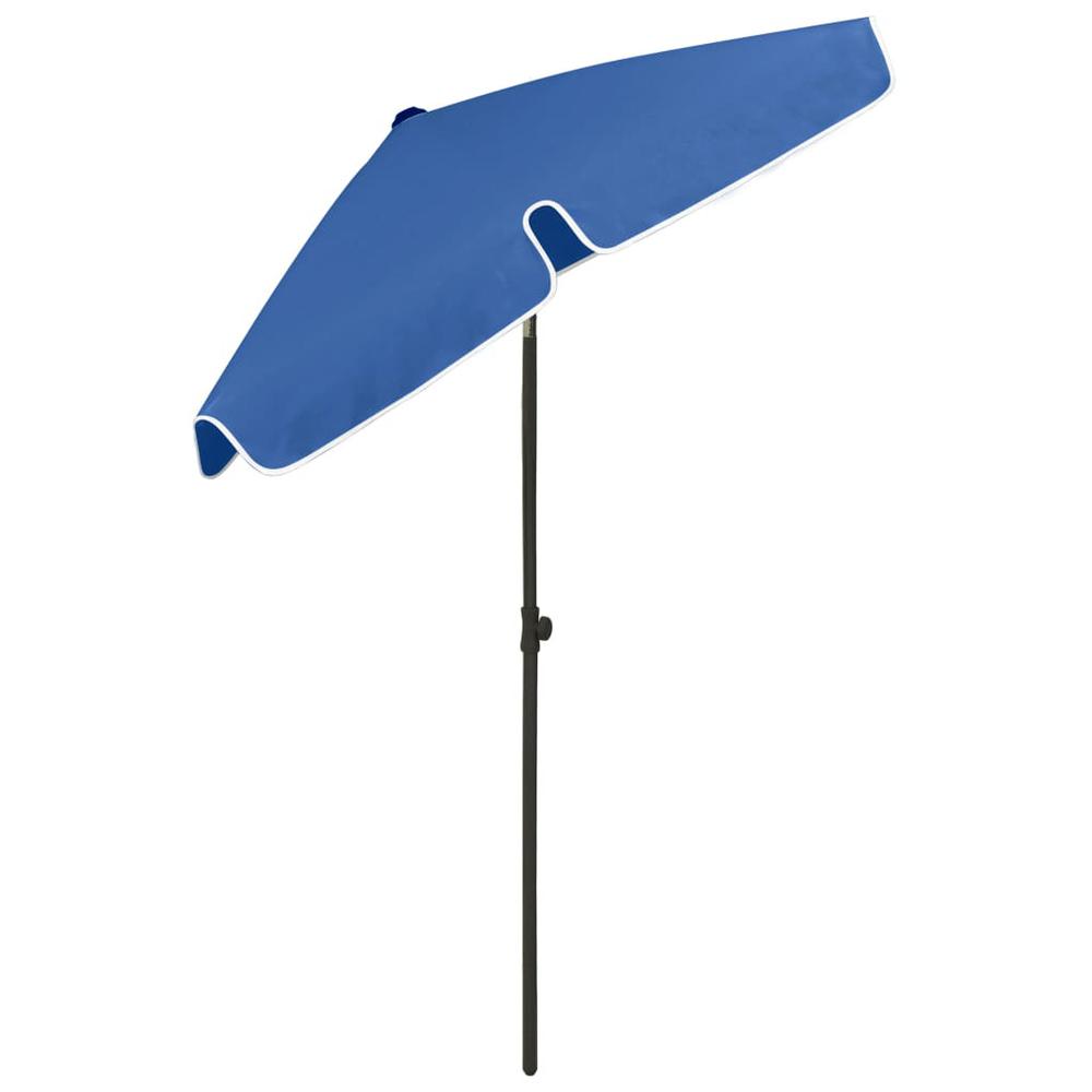 vidaXL Beach Umbrella Azure Blue 70.9"x47.2" 4726. Picture 6