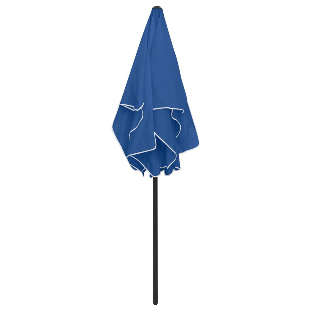 vidaXL Beach Umbrella Azure Blue 70.9"x47.2" 4726. Picture 7