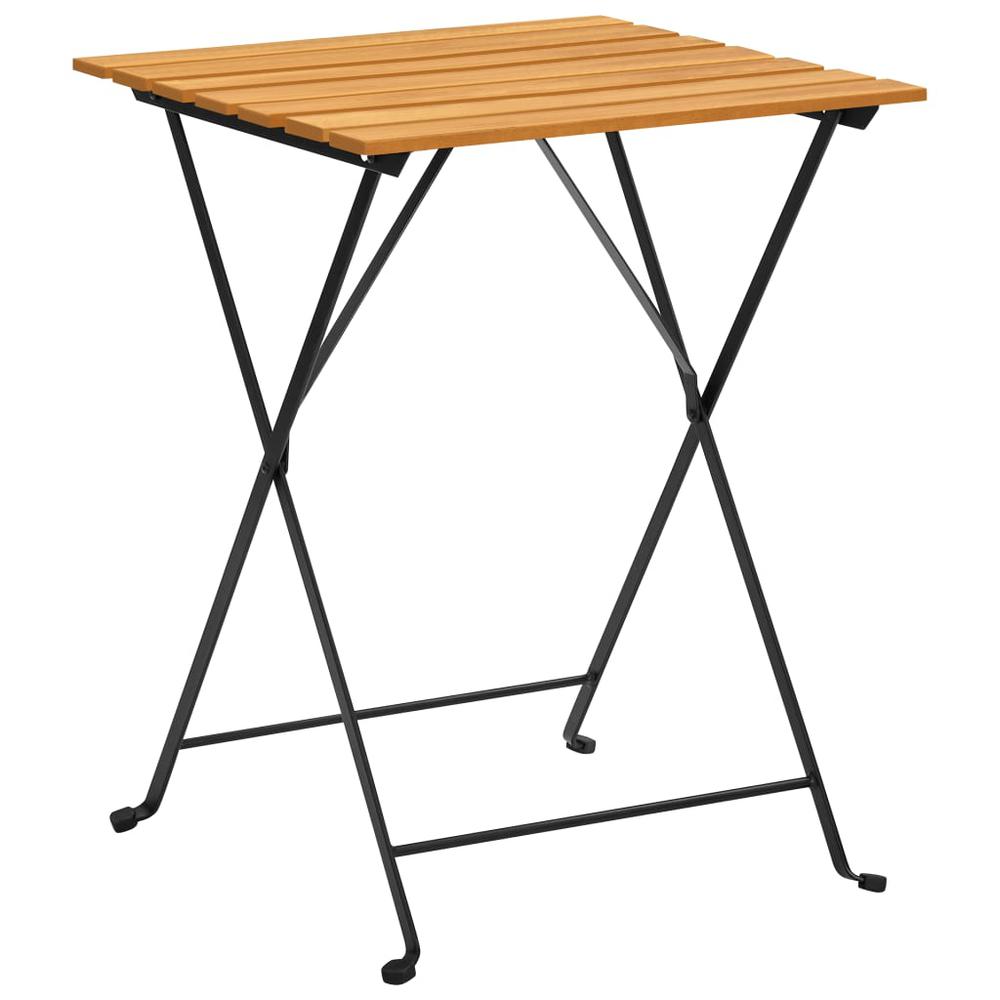 vidaXL Bistro Table 21.7"x21.3"x28" Solid Acacia Wood 3158. Picture 2