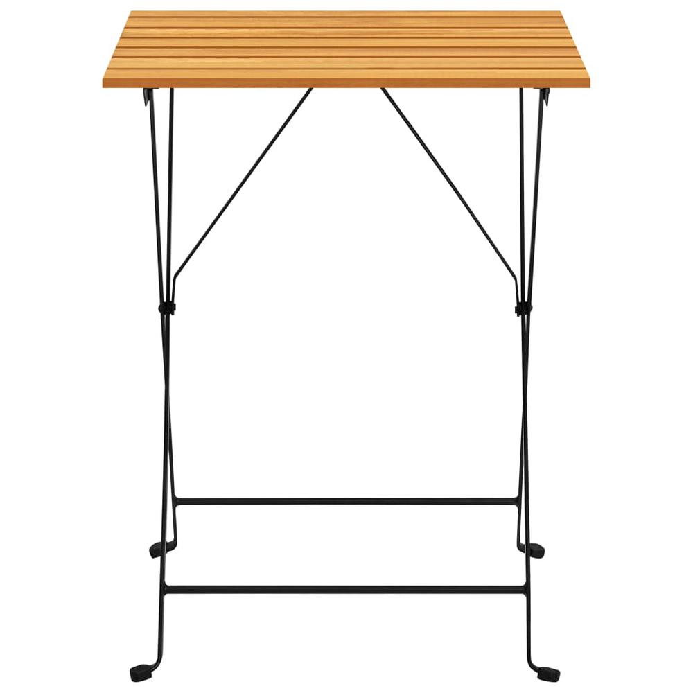 vidaXL Bistro Table 21.7"x21.3"x28" Solid Acacia Wood 3158. Picture 3