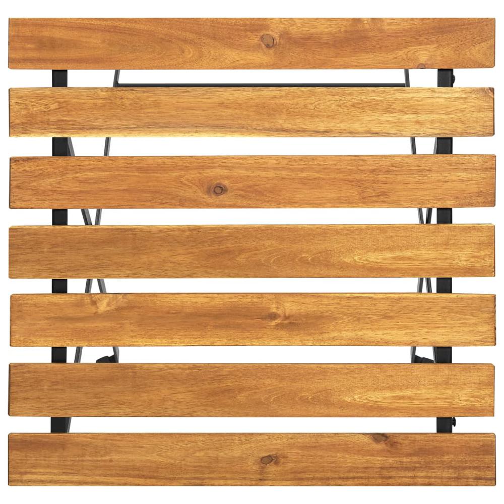 vidaXL Bistro Table 21.7"x21.3"x28" Solid Acacia Wood 3158. Picture 6
